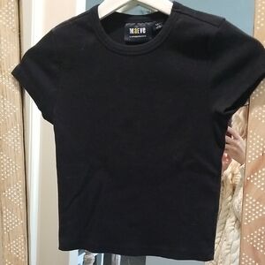 Maeve Classic Black Tee